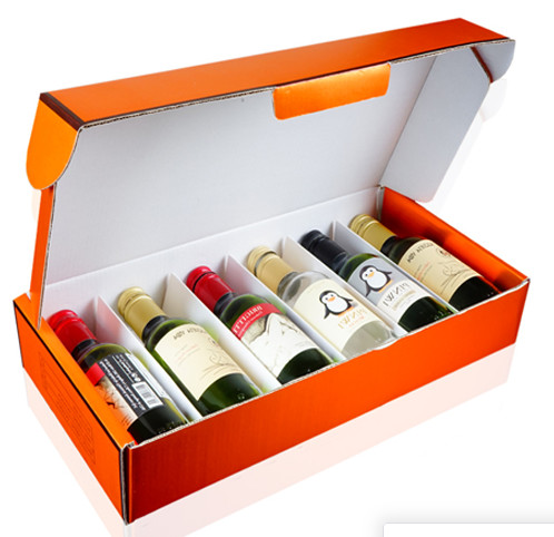 最新の会社の事例について 贅沢で豪華なハードカバーのワインの紙箱
